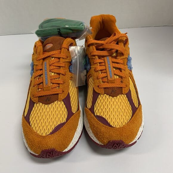 New Balance 2002R Salehe Bembury Peace Be The Journey ML2002R1 Size 10.5 Orange main image 4